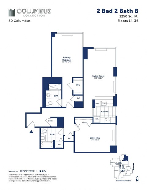 this floor plan is an approximation of a 2 bed 2 bath floor plan